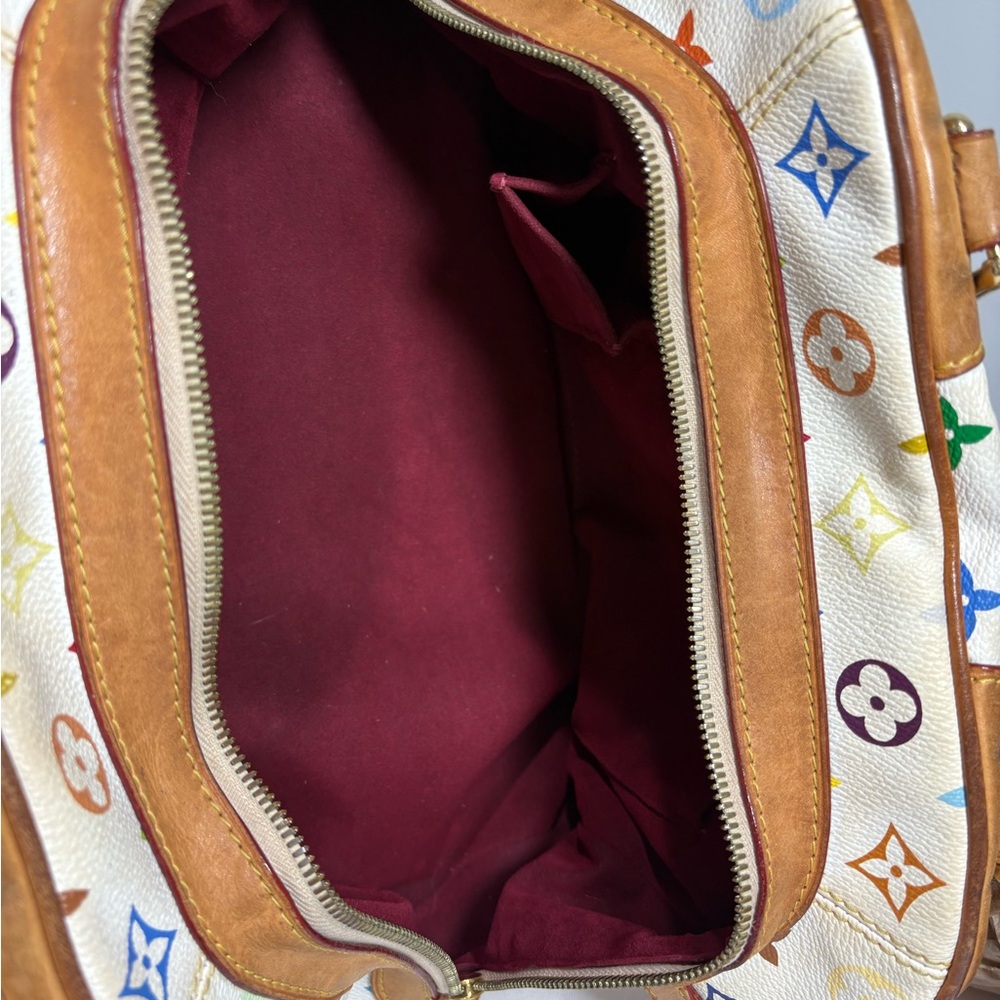 Authentic LOUIS VUITTON Claudia multicolor handbag with certificate - Picture 13 of 15